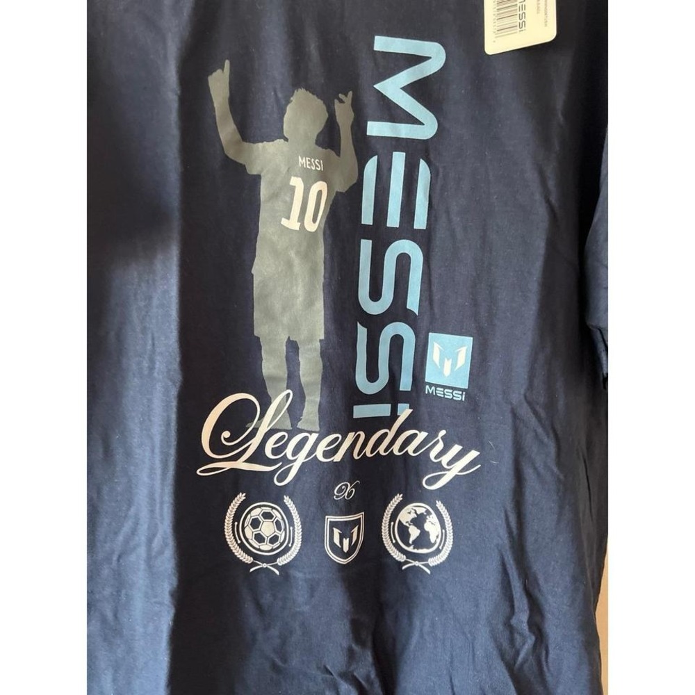 Messi All Gender Lionel Messi Graphic T-Shirt Navy Blue Medium NWT - Picture 3 of 5